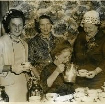 Mrs. A. East and Three Unidentified Women